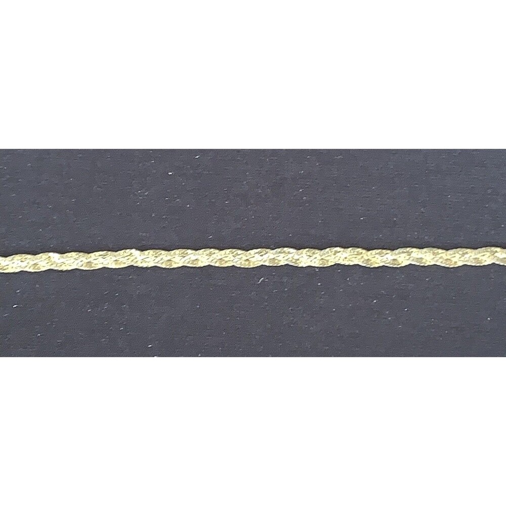 Vintage Chr Dior Gold Tone Braided Bracelet Christian Dior - Picture 4 of 7
